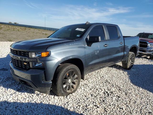 1GCPWBEK1MZ178293 - 2021 CHEVROLET SILVERADO C1500 CUSTOM GRAY photo 1