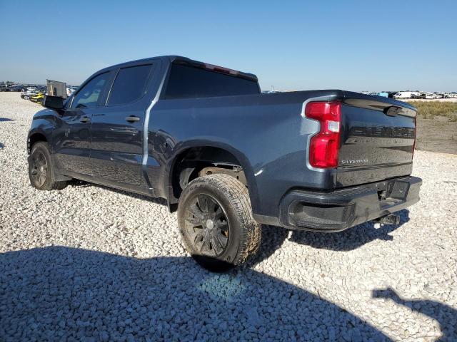 1GCPWBEK1MZ178293 - 2021 CHEVROLET SILVERADO C1500 CUSTOM GRAY photo 2