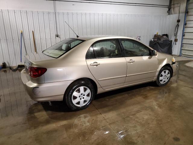 1NXBR32E85Z378846 - 2005 TOYOTA COROLLA CE BEIGE photo 3