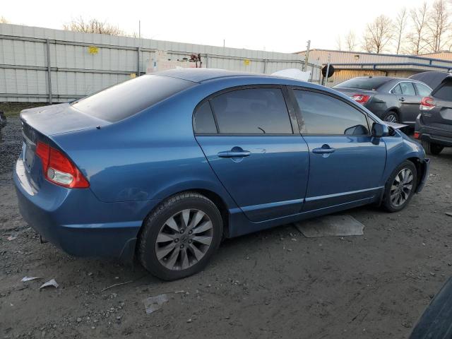 19XFA1F98BE005105 - 2011 HONDA CIVIC EXL BLUE photo 3