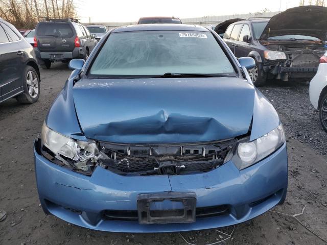 19XFA1F98BE005105 - 2011 HONDA CIVIC EXL BLUE photo 5