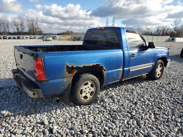 1GCEC14V54Z121083 - 2004 CHEVROLET SILVERADO C1500 BLUE photo 3