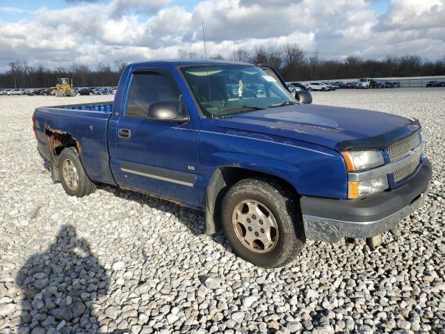 1GCEC14V54Z121083 - 2004 CHEVROLET SILVERADO C1500 BLUE photo 4