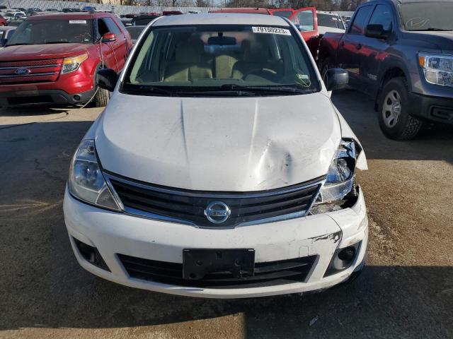 3N1BC1CP5BL397664 - 2011 NISSAN VERSA S WHITE photo 5