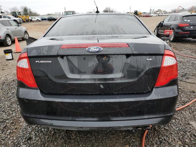 3FAHP0HA0BR322674 - 2011 FORD FUSION SE BLACK photo 6