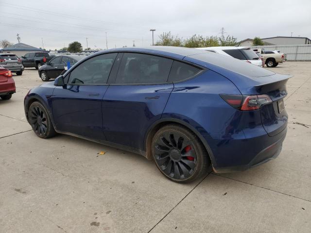 7SAYGDEF4NF509913 - 2022 TESLA MODEL Y ლურჯი ფოტო 2