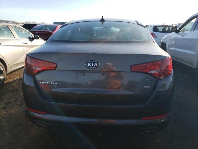 5XXGM4A7XCG032608 - 2012 KIA OPTIMA LX GRAY photo 6