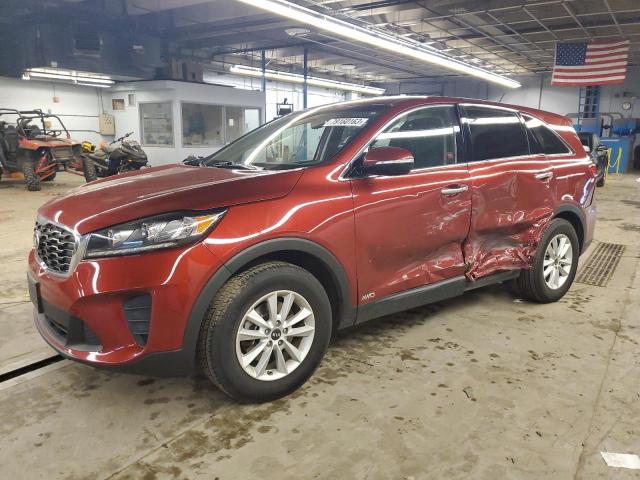 5XYPGDA38LG664989 - 2020 KIA SORENTO L RED photo 1