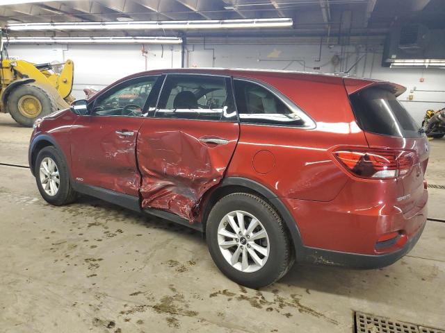 5XYPGDA38LG664989 - 2020 KIA SORENTO L RED photo 2