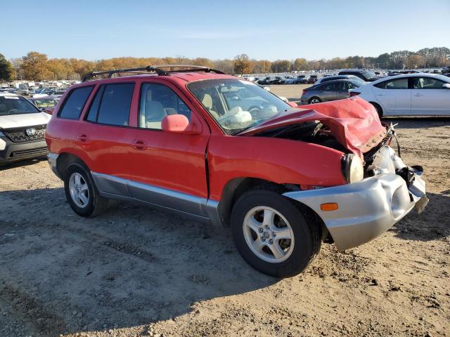 KM8SC13D34U812262 - 2004 HYUNDAI SANTA FE GLS RED photo 4