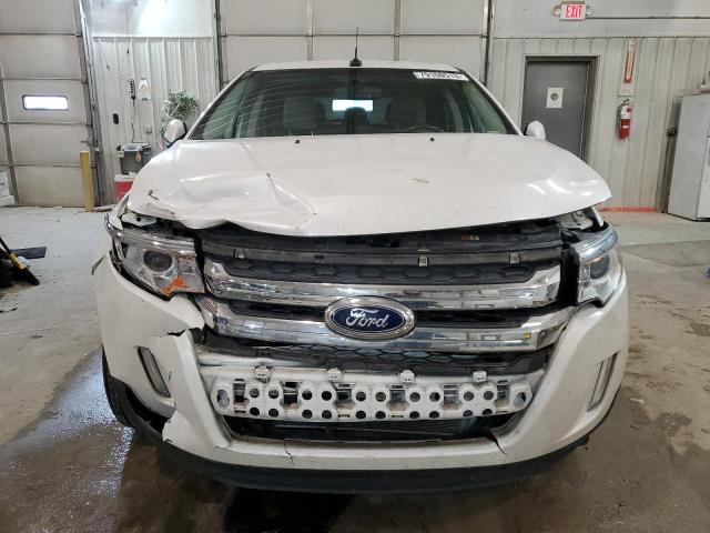 2FMDK3JC1BBB38276 - 2011 FORD EDGE SEL WHITE photo 5