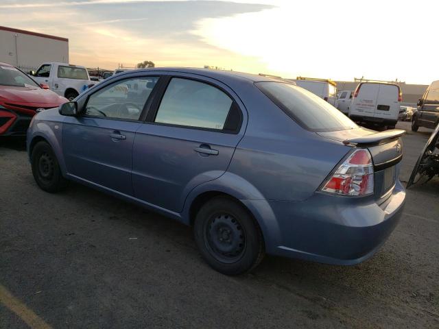 KL1TD56637B110704 - 2007 CHEVROLET AVEO BASE Mavi foto 2