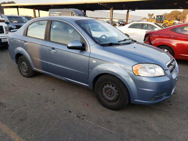 KL1TD56637B110704 - 2007 CHEVROLET AVEO BASE Mavi foto 4