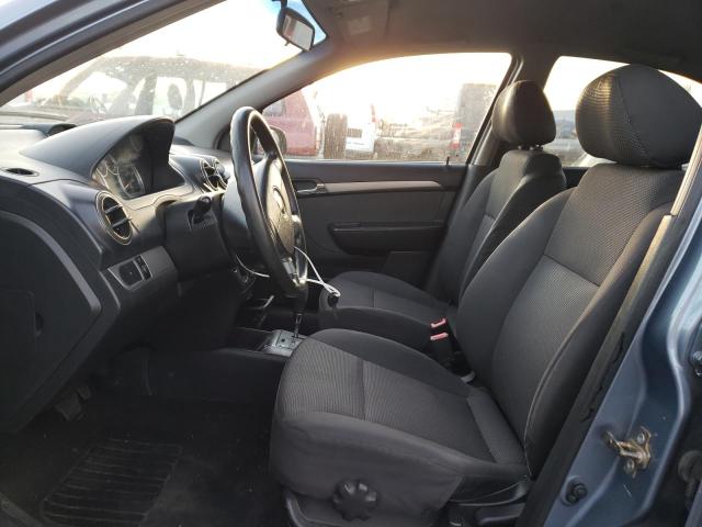 KL1TD56637B110704 - 2007 CHEVROLET AVEO BASE Mavi foto 7