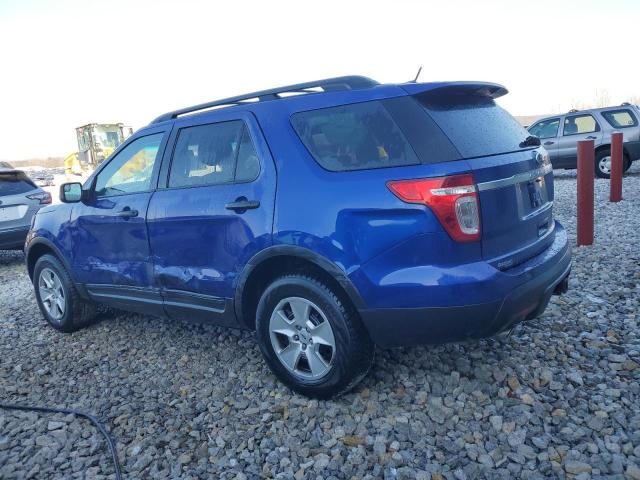 1FM5K8B81DGA45023 - 2013 FORD EXPLORER BLUE photo 2