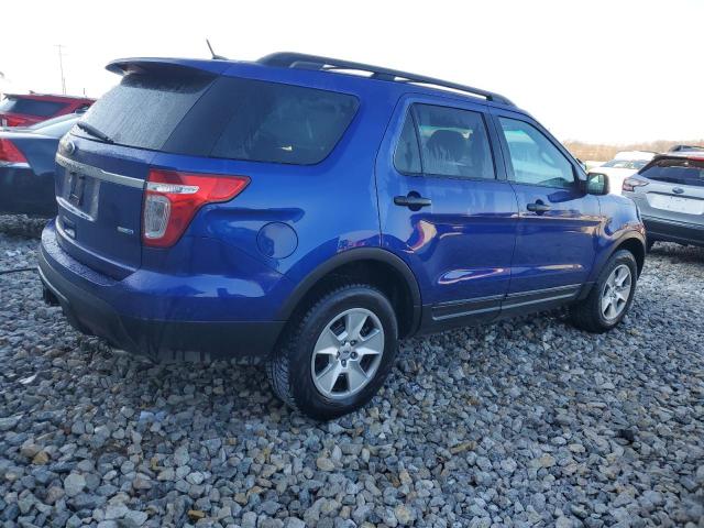 1FM5K8B81DGA45023 - 2013 FORD EXPLORER BLUE photo 3