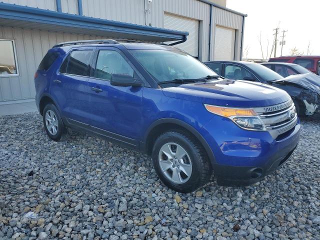 1FM5K8B81DGA45023 - 2013 FORD EXPLORER BLUE photo 4