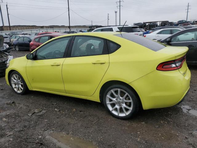 1C3CDFBA4DD118632 - 2013 DODGE DART SXT YELLOW photo 2