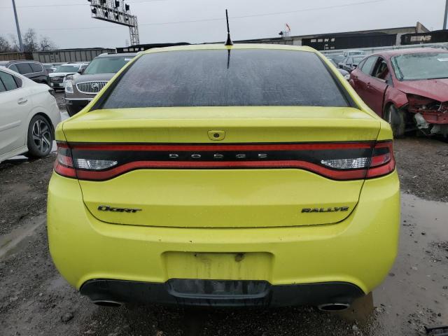 1C3CDFBA4DD118632 - 2013 DODGE DART SXT YELLOW photo 6