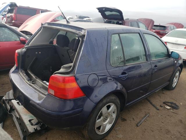 9BWGK61J524008437 - 2002 VOLKSWAGEN GOLF GLS BLUE photo 3