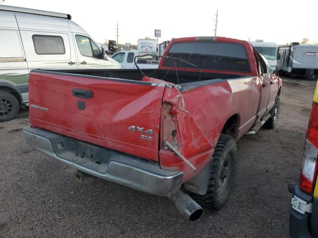 3D7KS28CX6G107242 - 2006 DODGE RAM 2500 ST RED photo 3