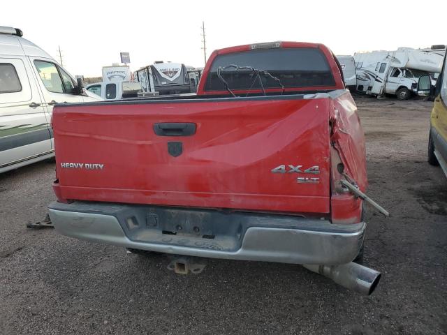 3D7KS28CX6G107242 - 2006 DODGE RAM 2500 ST RED photo 6