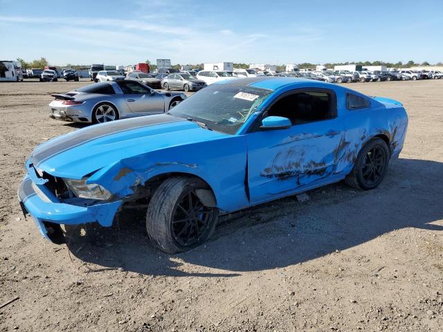 1ZVBP8AN0A5135056 - 2010 FORD MUSTANG BLUE photo 1