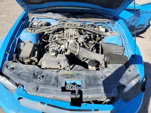 1ZVBP8AN0A5135056 - 2010 FORD MUSTANG BLUE photo 11