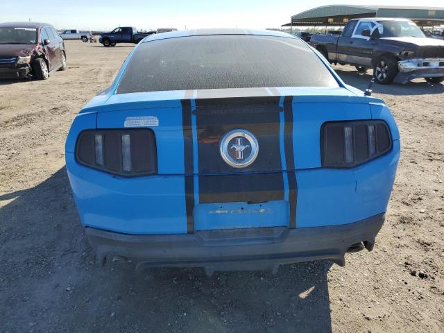 1ZVBP8AN0A5135056 - 2010 FORD MUSTANG BLUE photo 6