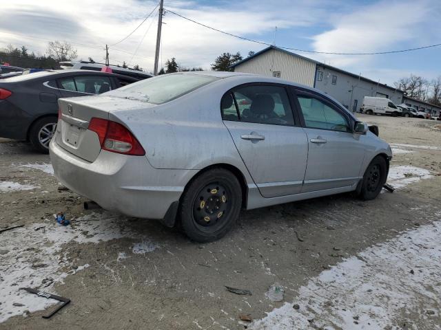 2HGFA1E54BH517870 - 2011 HONDA CIVIC LX SILVER photo 3