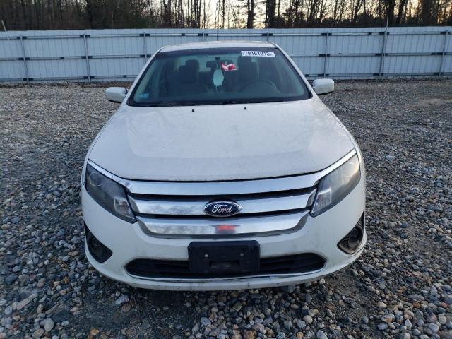 3FAHP0HG7CR381100 - 2012 FORD FUSION SE WHITE photo 5