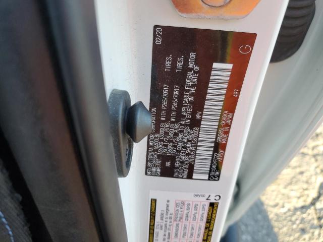 JTEBU5JR1L5800008 - 2020 TOYOTA 4RUNNER SR5/SR5 PREMIUM 白色 照片 12