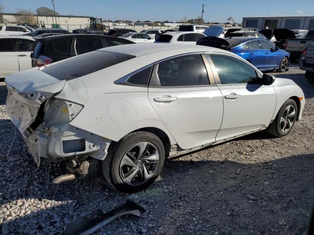 19XFC2F60KE039349 - 2019 HONDA CIVIC LX WHITE photo 3