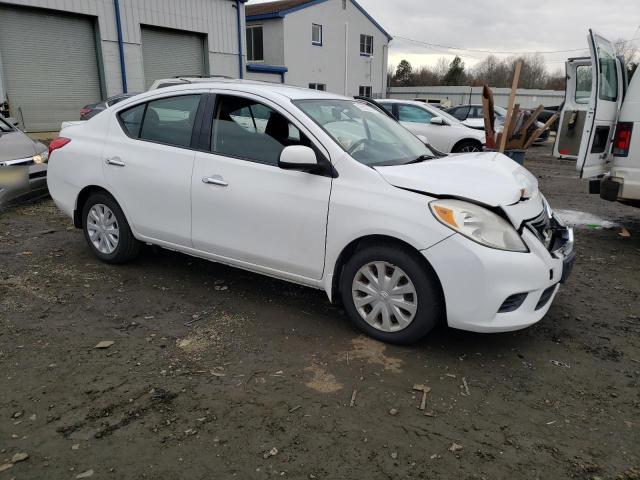 3N1CN7AP9EL823347 - 2014 NISSAN VERSA S WHITE photo 4