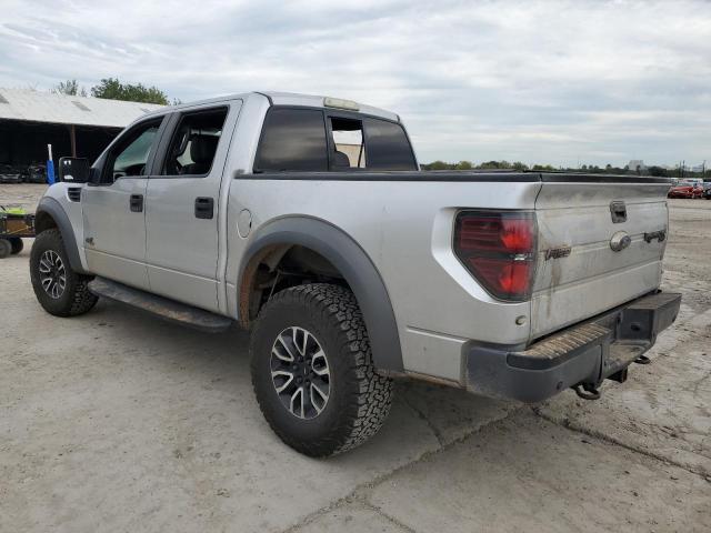 1FTFW1R66EFC51289 - 2014 FORD F150 SVT RAPTOR SILVER photo 2