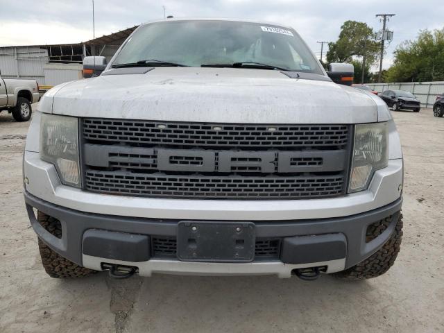 1FTFW1R66EFC51289 - 2014 FORD F150 SVT RAPTOR SILVER photo 5