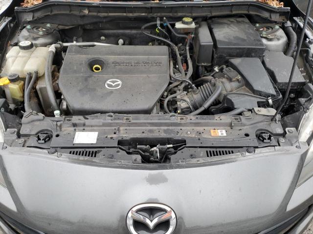 JM1BL1L67C1506347 - 2012 MAZDA 3 S GRAY photo 11