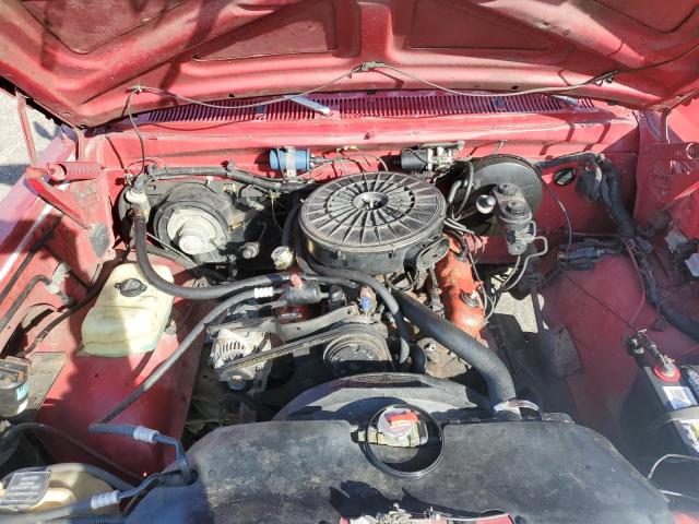 1B7FE06YXKS058729 - 1989 DODGE D-SERIES D100 RED photo 11