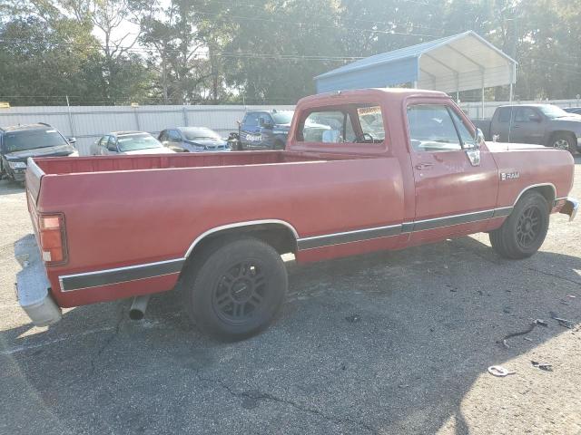 1B7FE06YXKS058729 - 1989 DODGE D-SERIES D100 RED photo 3