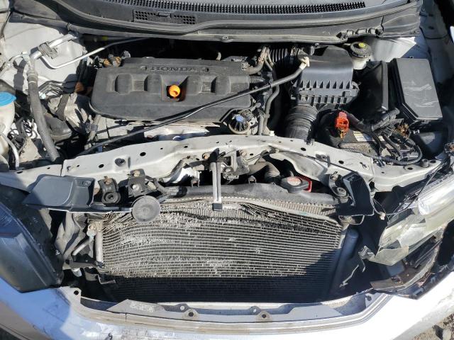 2HGFB2F91CH307491 - 2012 HONDA CIVIC EXL ვერცხლისფერი ფოტო 11