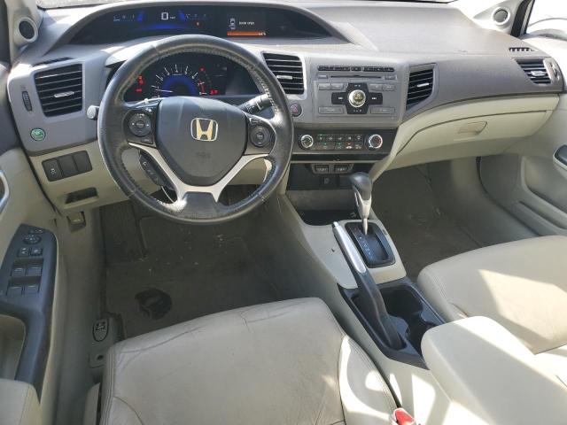 2HGFB2F91CH307491 - 2012 HONDA CIVIC EXL ვერცხლისფერი ფოტო 8