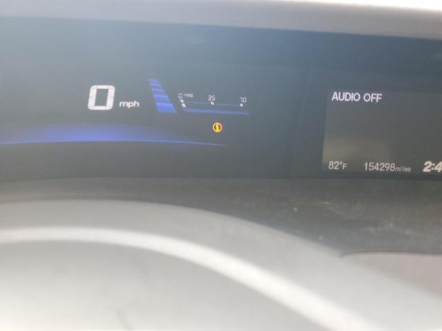 2HGFB2F91CH307491 - 2012 HONDA CIVIC EXL ვერცხლისფერი ფოტო 9