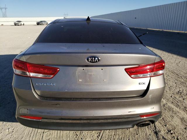 5XXGU4L31JG222661 - 2018 KIA OPTIMA EX SILVER photo 6