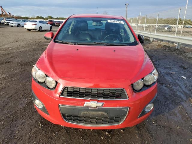 1G1JE6SH4C4130638 - 2012 CHEVROLET SONIC LTZ RED photo 5