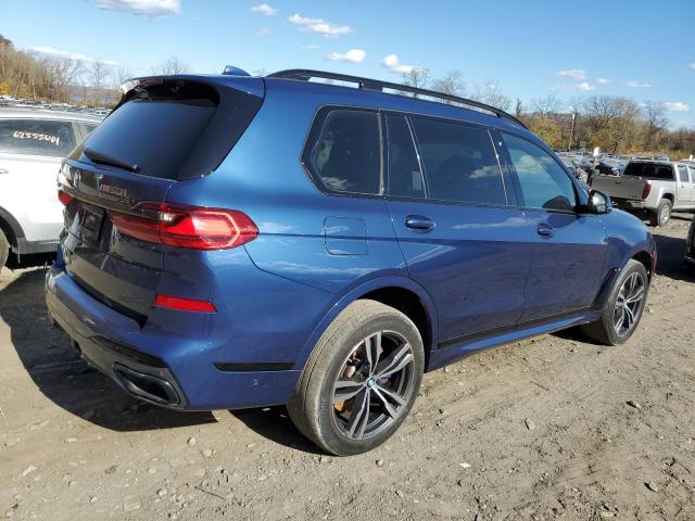 5UXCX6C06N9K98269 - 2022 BMW X7 M50I BLUE photo 3