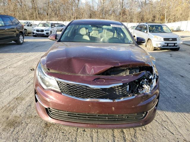 5XXGT4L38JG185546 - 2018 KIA OPTIMA LX MAROON photo 5