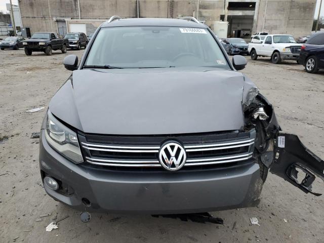 WVGAV7AX0CW004122 - 2012 VOLKSWAGEN TIGUAN S GRAY photo 5