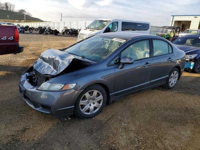 19XFA16519E045615 - 2009 HONDA CIVIC LX GRAY photo 1