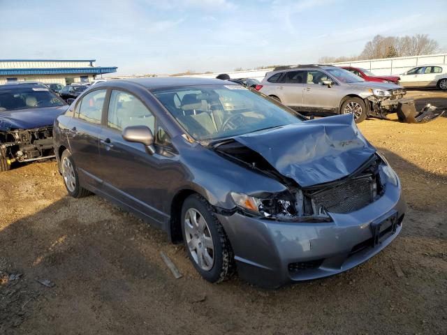 19XFA16519E045615 - 2009 HONDA CIVIC LX GRAY photo 4