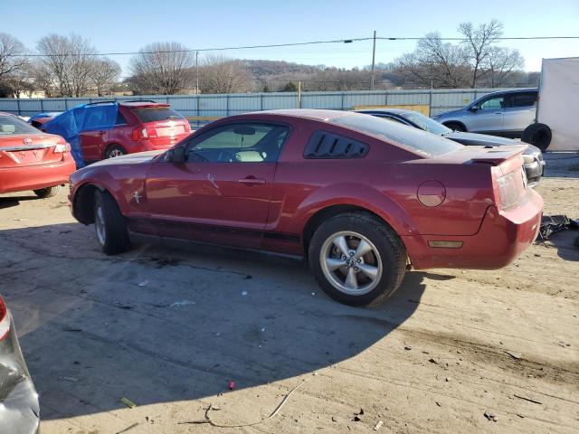 1ZVHT80N375274128 - 2007 FORD MUSTANG RED photo 2